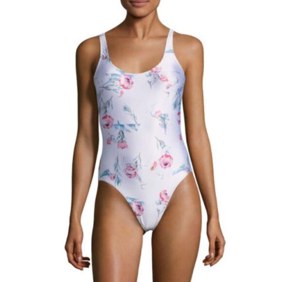 FREE PEOPLE We Are Handsome Botanica One Piece Bathing Suit - Picture 1 of 7